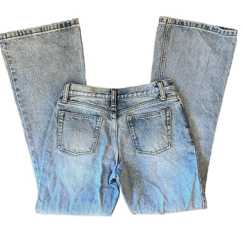 J. Galt Women's Size Small S Bootcut #21394 Mid Rise Light Wash Cotton Jeans